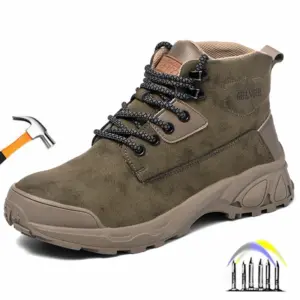 hoge werklaarzen met stalen neus industriële constructie waterdichte antislip werkschoenen lichtgewicht winterlaarzen veiligheidsschoenen