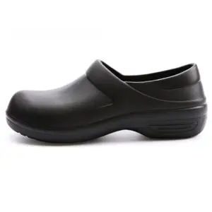 chef-kok veiligheidsschoenen antislip keukenwerkschoenen voor heren dames oliebestendige waterdichte regenlaarzen EVA lichtgewicht zachte waterschoenen - Black, 38