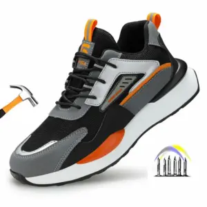 lichte veiligheidsschoenen voor heren industriële antislip werkschoenen met stalen neus lente herfst constructie anti-lek werklaarzen
