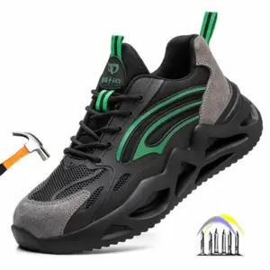 Plastic neus geïsoleerde elektricien werkveiligheidsschoenen anti-lek veiligheidssneakers industriële constructie lichtgewicht werkschoenen
