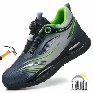 anti-lek werkschoenen lichtgewicht veiligheidsschoenen met draaiknop stalen neus werklaarzen voor heren dames sneakers met veiligheid teen