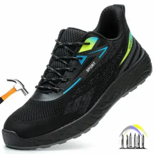 veiligheidslaarzen met plastic neusindustrie anti-smash schoen lichtgewicht comfortabele veiligheidsschoenen lekbestendige duurzame sneakers voor werk