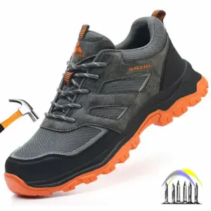 antislip veiligheidsschoenen anti-lek constructie werkschoenen anti smash stalen neus werklaarzen industriële ademende werksneakers