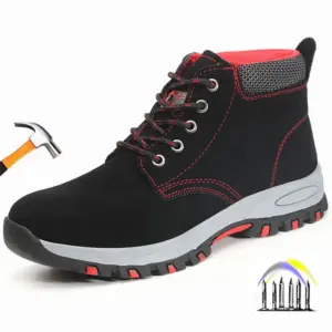 winter hoge man veiligheidsschoenen industriële sneakers antislip werkschoenen rubberen buitenzool ijzeren neus werklaarzen constructie werkschoenen