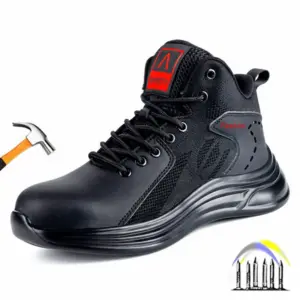 stalen neus schoenen voor heren anti-lek veiligheidsschoenen ademende sneakers lichtgewicht comfortabele werkschoenen voor dames