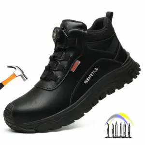 veiligheidsschoenen voor heren waterdichte werklaarzen antislip plastic neus werkschoenen anti-lek veiligheidssneakers man isolatieschoenen