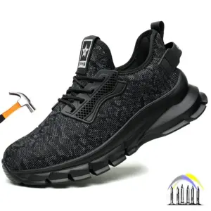 comfortabele werkschoenen voor dames werklaarzen met stalen neus voor heren lichtgewicht veiligheidsschoenen anti smash anti-lek werksneakers