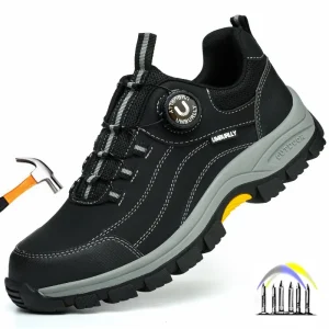 draaibare veiligheidsschoenen antislip werkschoenen laarzen met stalen neus beschermende werksneakers anti-lek industriële schoenen