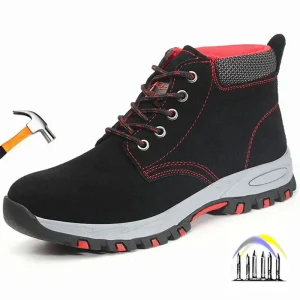 winter hoge man veiligheidsschoenen industriële sneakers antislip werkschoenen rubberen buitenzool ijzeren neus werklaarzen constructie werkschoenen