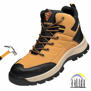 Waterdichte veiligheidsschoenen voor heren veiligheidslaarzen met stalen neus Antislip veiligheidssneakers anti-lek industriële constructiewerklaarzen