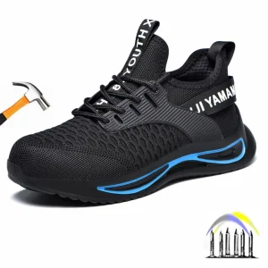 beschermende werksneakers werklaarzen met stalen neus lichtgewicht veiligheidsschoenen voor heren en dames ademende comfortabele werkschoenen
