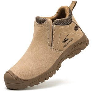 Onverwoestbare Mannen Veiligheidsschoenen Industrieel